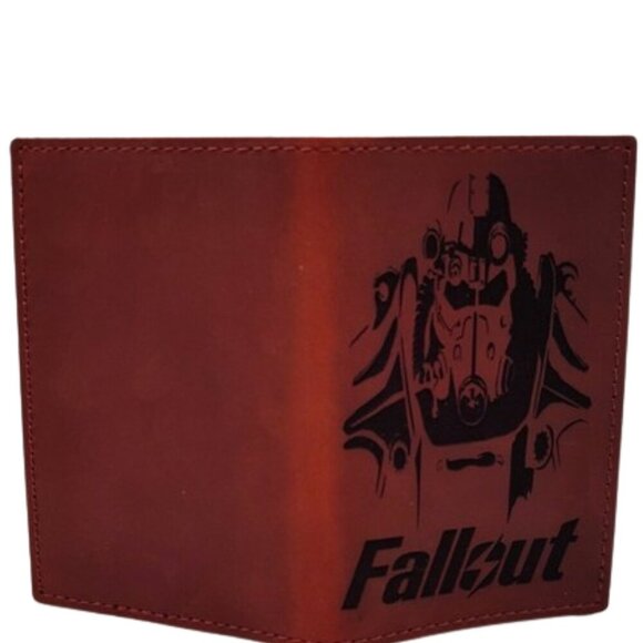 Vintage Old Style Card Holder Cash Wallet Crazy Horse Genuine Leather - Picture 4 of 6